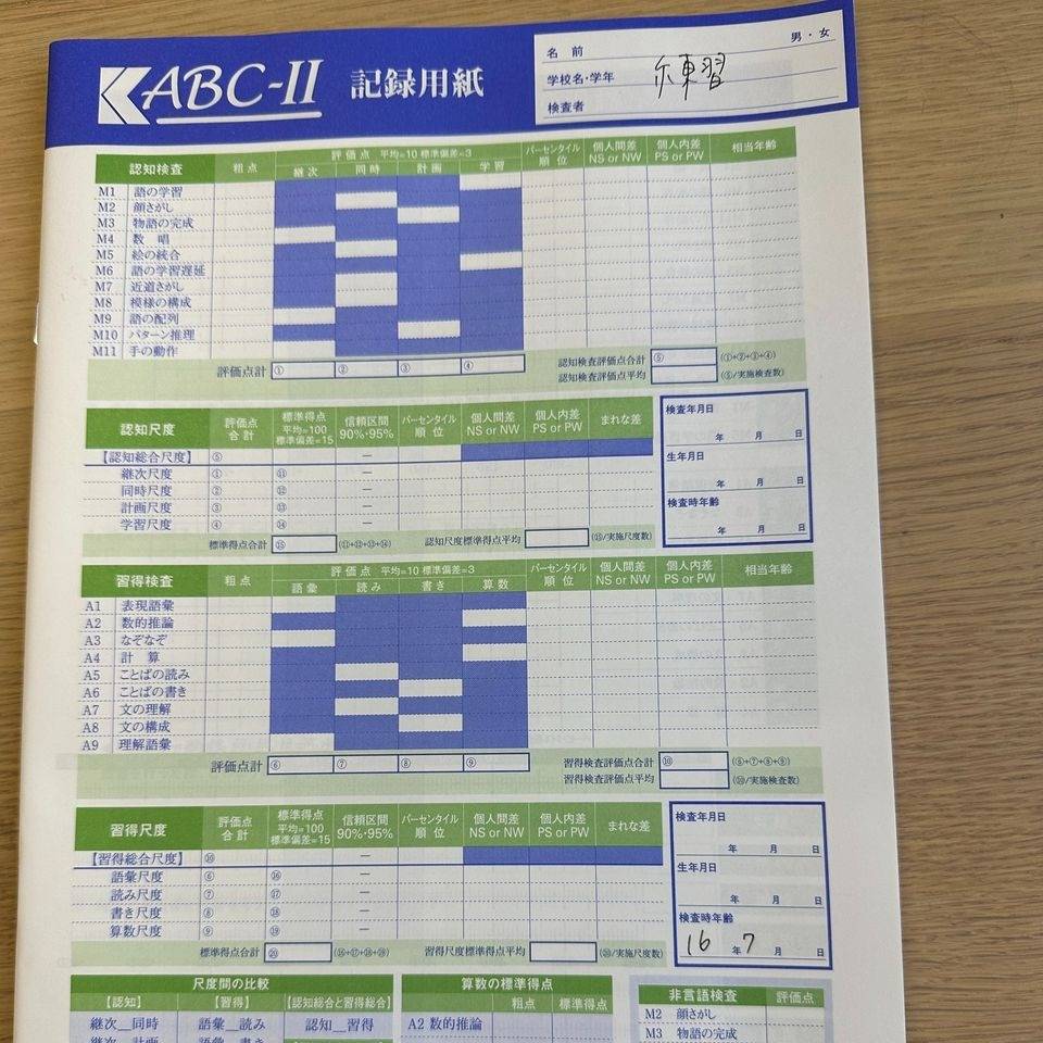 📚春日井翔陽高等学院にて実施されたKABC-II検査: 教育と心理学の融合📚 | 春日井翔陽高等学院のブログ